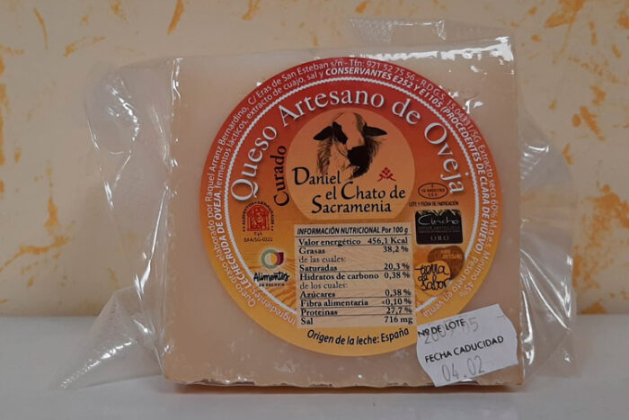 QUESO DE OVEJA CURADO SACRAMENIA