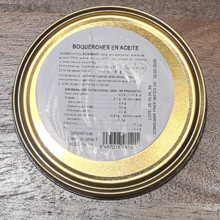 Boquerones en Aceite Demorrofino